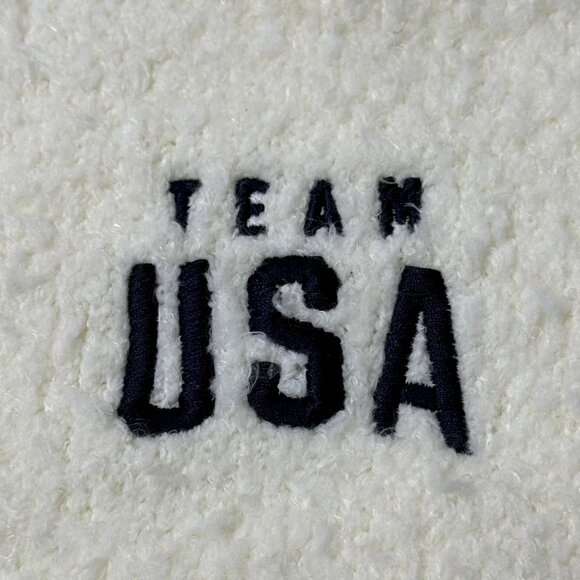 SKIMS Cozy Knit Tank Top Team USA White S/M - Picture 3 of 7